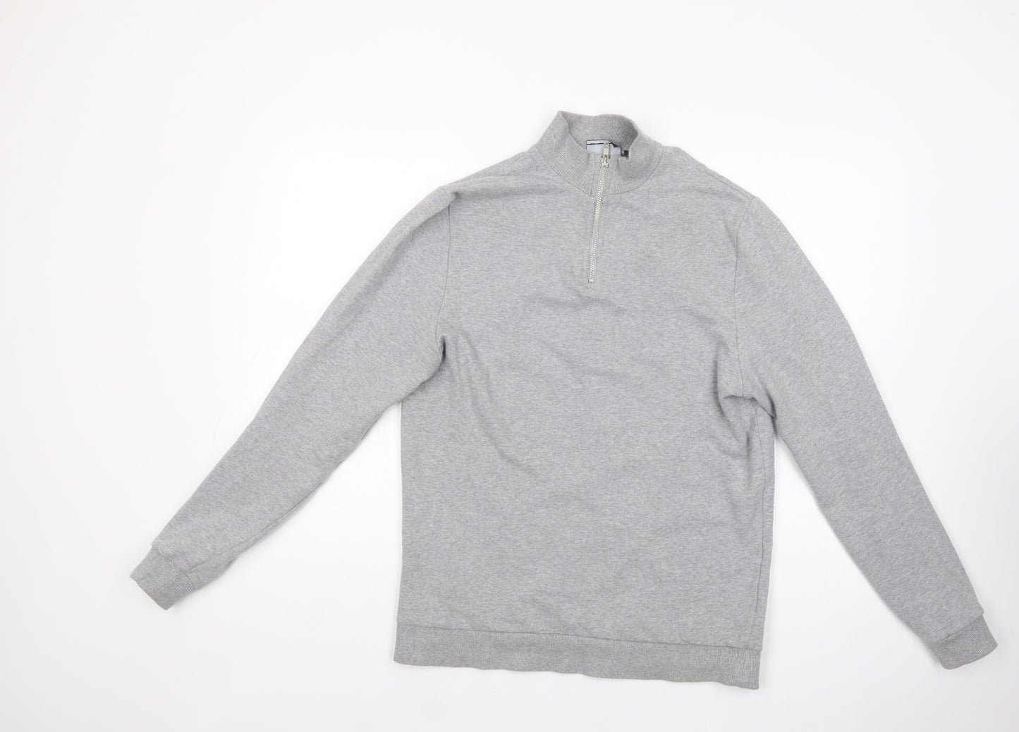 ASOS Mens Grey  Cotton Pullover Sweatshirt Size S
