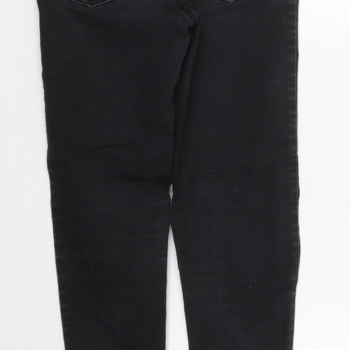 Marks and Spencer Womens Black  Cotton Jegging Jeans Size 8 L25 in Regular