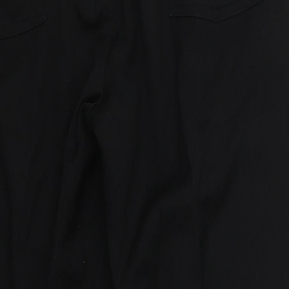 F&F Mens Black  Polyester Trousers  Size 34 L27 in Regular Button