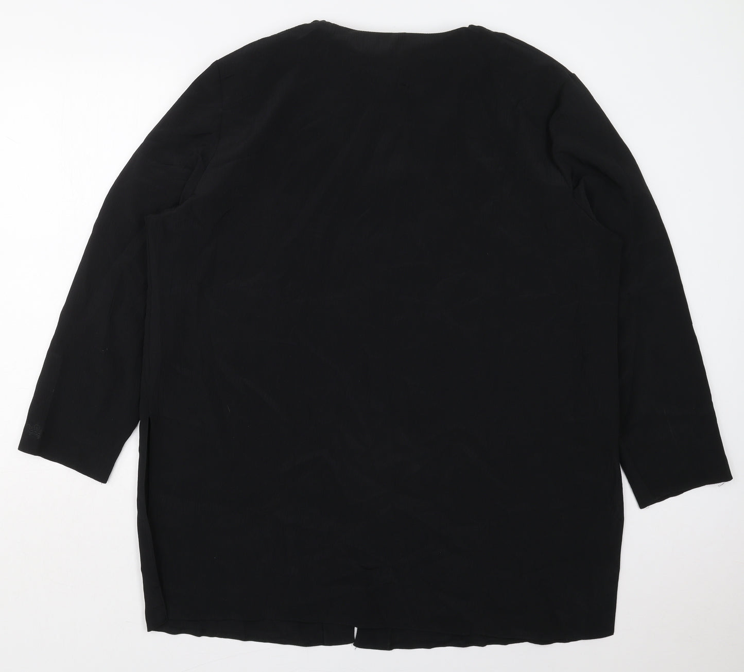 C&A Womens Black   Jacket  Size 20  Button