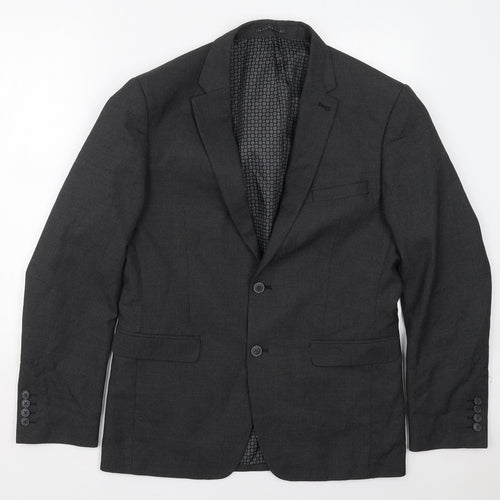 NEXT Mens Grey  Polyester Jacket Suit Jacket Size 40