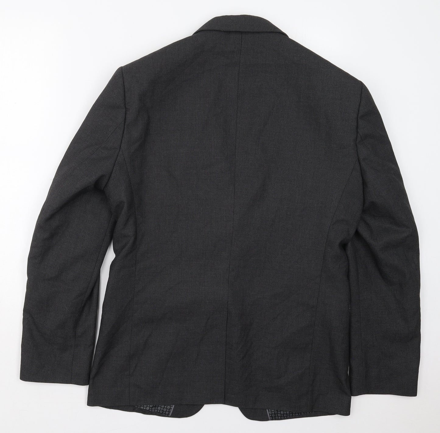 NEXT Mens Grey  Polyester Jacket Suit Jacket Size 40