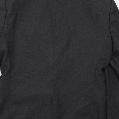 NEXT Mens Grey  Polyester Jacket Suit Jacket Size 40