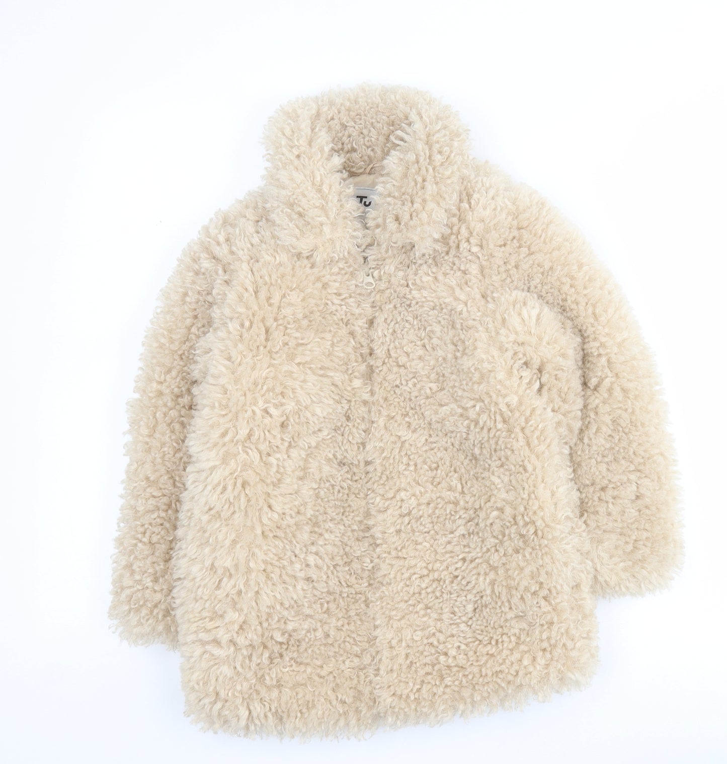 TU Girls Brown   Gilet Jacket Size 5-6 Years  Zip