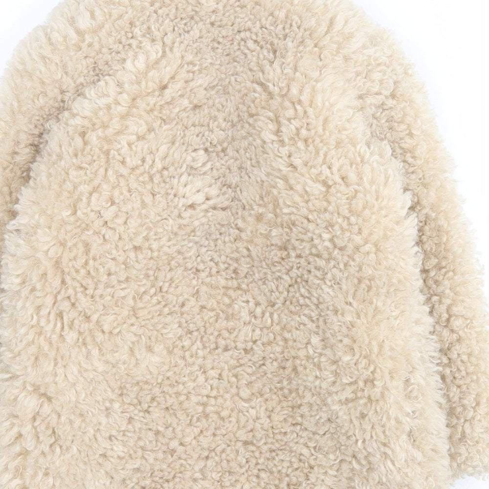 TU Girls Brown   Gilet Jacket Size 5-6 Years  Zip