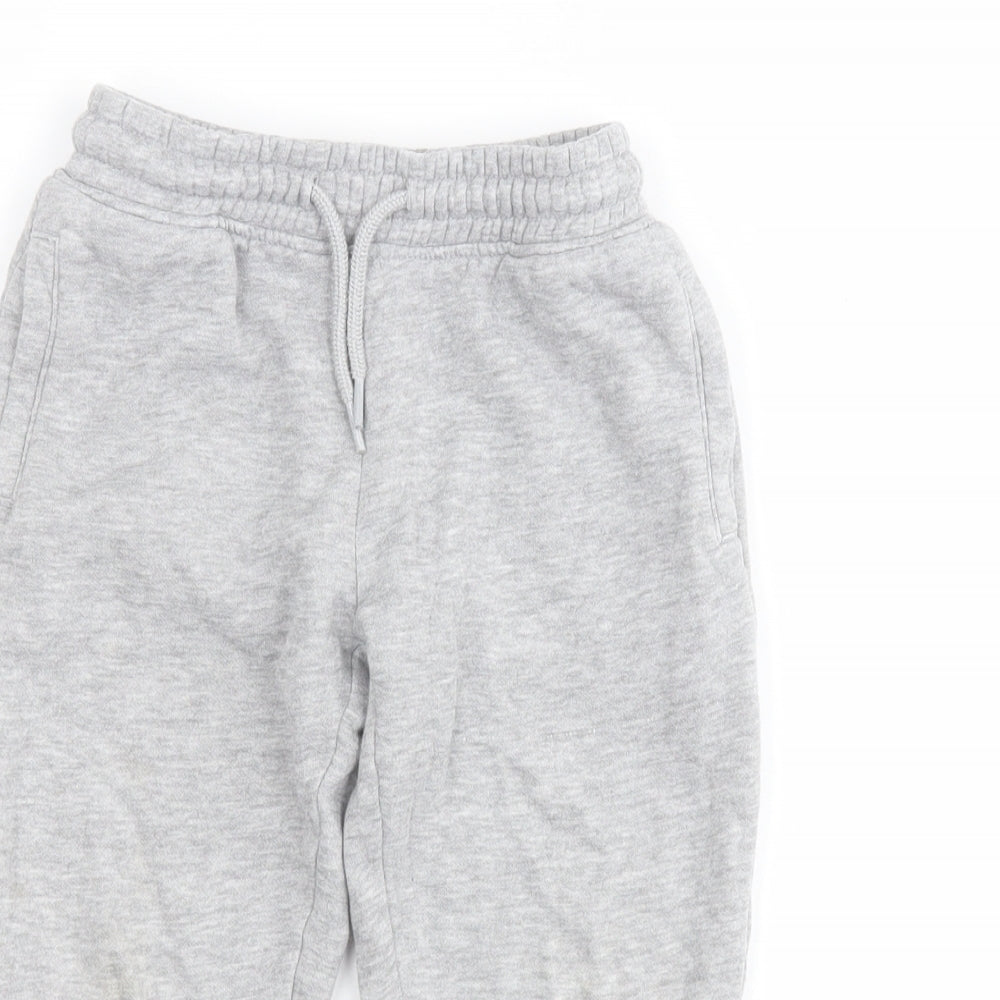 NEXT Boys Grey  Cotton Jogger Trousers Size 4 Years  Slim Drawstring