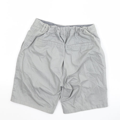 NEXT Boys Grey  100% Cotton Chino Shorts Size 14 Years  Regular Zip