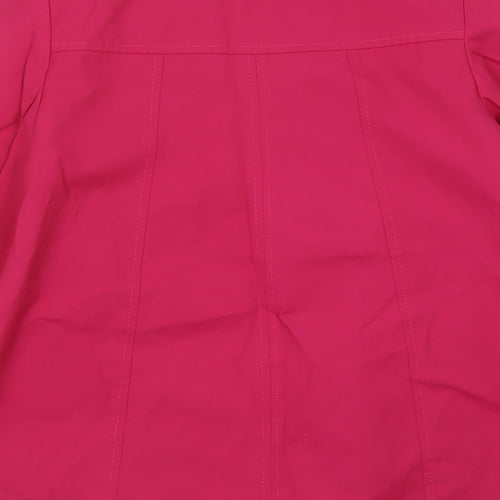 BHS Womens Pink   Jacket  Size 12  Button