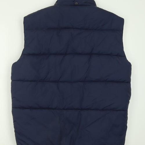 The Duffer of St. George Mens Blue   Gilet Jacket Size M  Zip