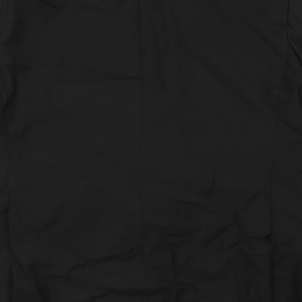 Autograph Mens Black  Wool Jacket Suit Size 44