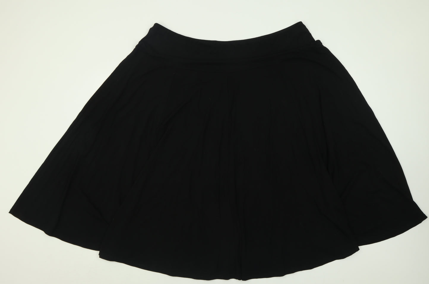 Windsmoor Womens Black  Viscose A-Line Skirt Size XL