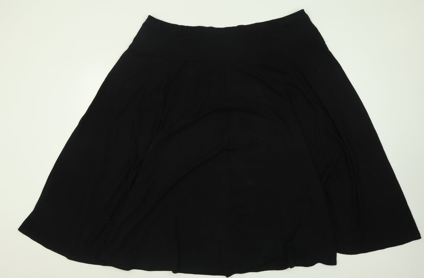 Windsmoor Womens Black  Viscose A-Line Skirt Size XL
