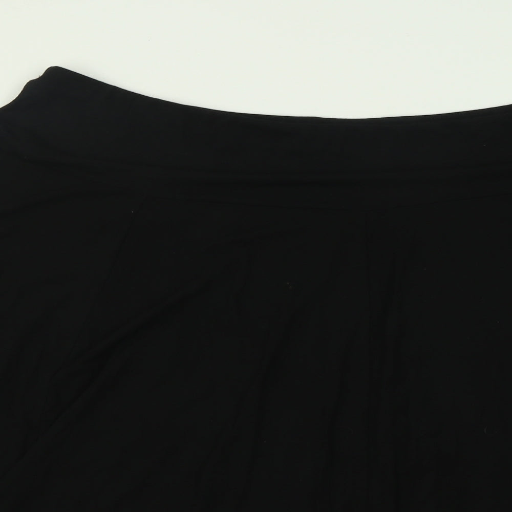 Windsmoor Womens Black  Viscose A-Line Skirt Size XL