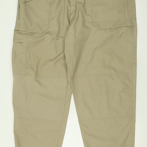 Regatta Mens Beige  Polyester Sweatpants Trousers Size 46 in L29 in Regular Button