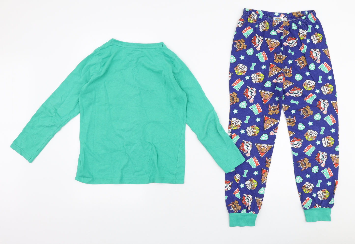 Primark Boys Multicoloured  100% Cotton  Pyjama Set Size 7-8 Years  Pullover - Paw patrol