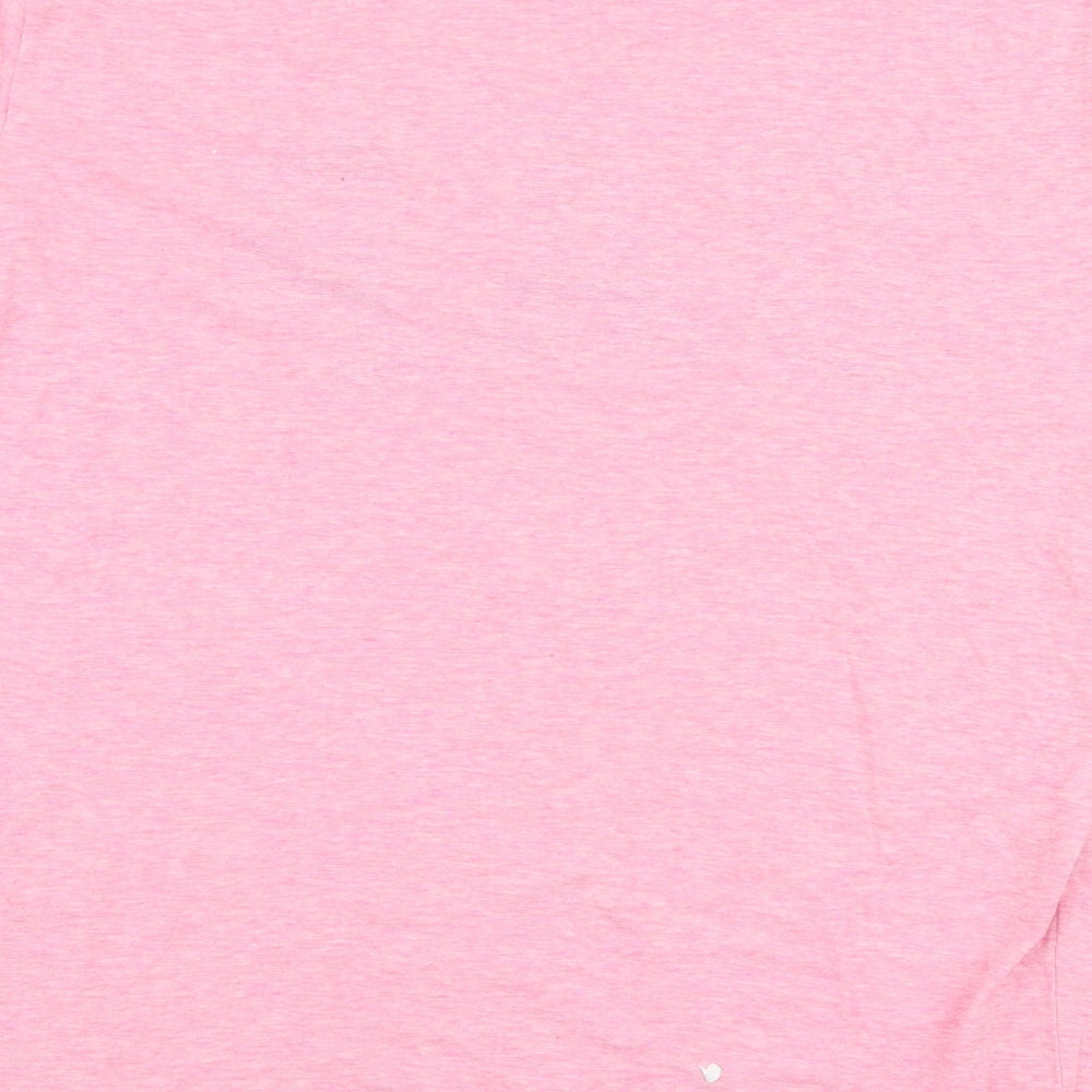 Gap Mens Pink  Cotton  T-Shirt Size M Round Neck