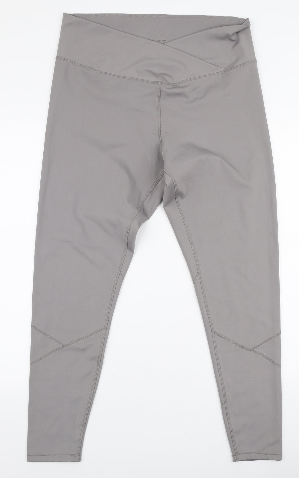 Primark Womens Grey  Polyester Compression Leggings Size L L29 in Slim Pullover