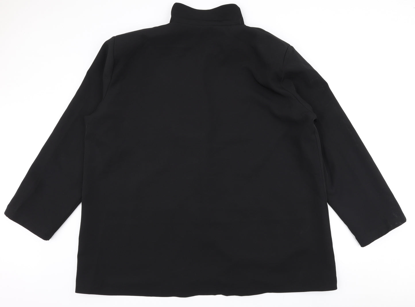 Boohoo Womens Black   Jacket Blazer Size 26  Button