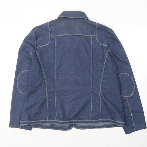 LanaSport Womens Blue   Jacket  Size L  Button