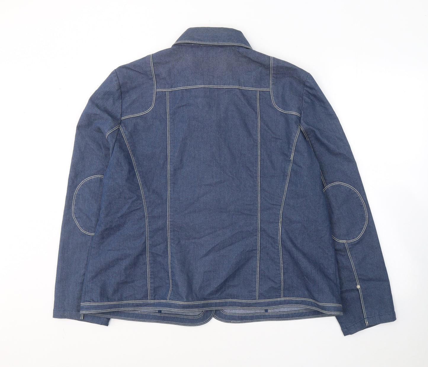 LanaSport Womens Blue   Jacket  Size L  Button