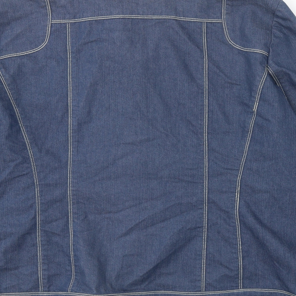 LanaSport Womens Blue   Jacket  Size L  Button