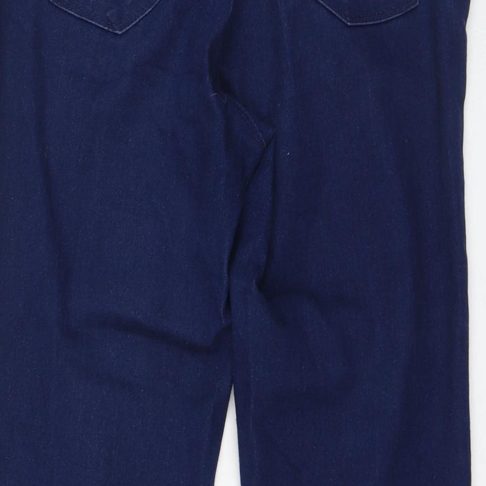 George Womens Blue  Cotton Jegging Leggings Size 14 L28 in