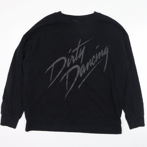 NEXT Womens Black  Cotton Pullover Sweatshirt Size L  Pullover - Dirty Dancing