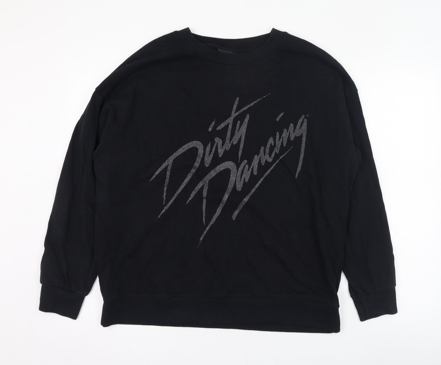 NEXT Womens Black  Cotton Pullover Sweatshirt Size L  Pullover - Dirty Dancing