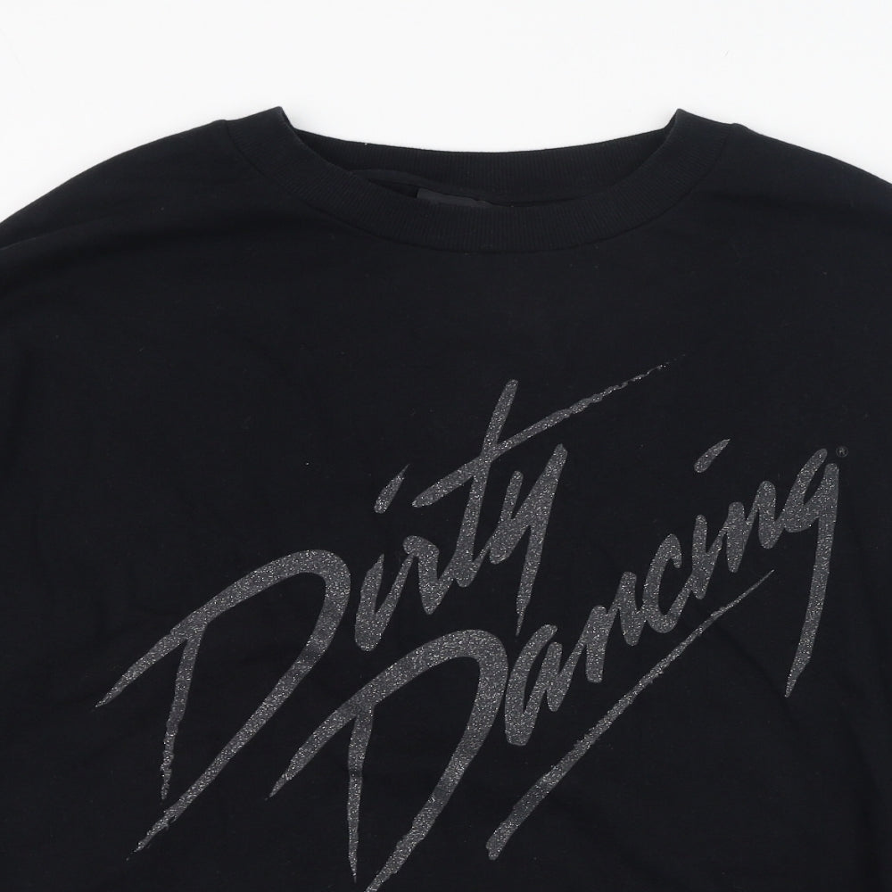 NEXT Womens Black  Cotton Pullover Sweatshirt Size L  Pullover - Dirty Dancing