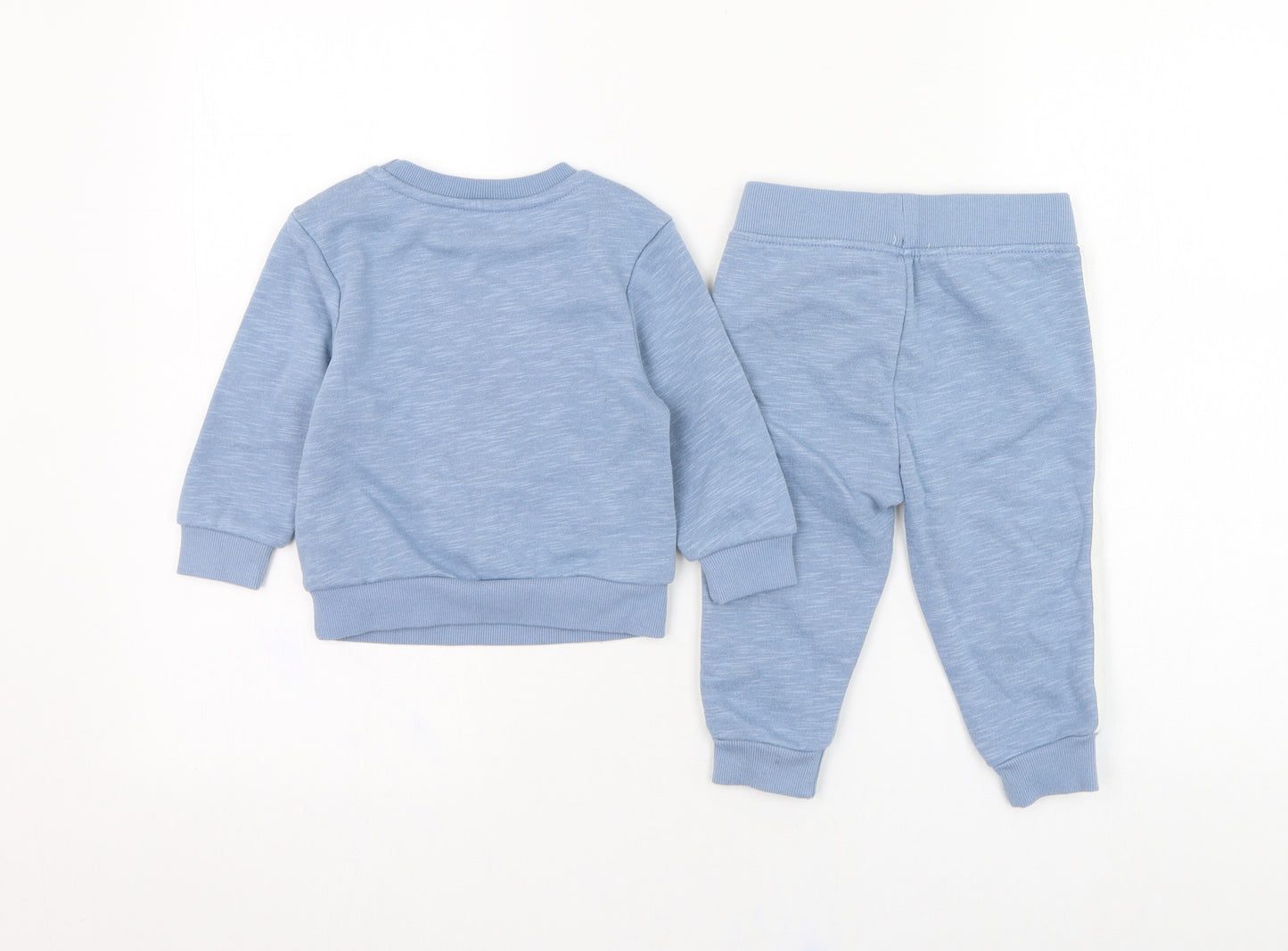 Primark Boys Blue  Cotton Trousers Set Outfit/Set Size 9-12 Months  Pullover - Always Think Big