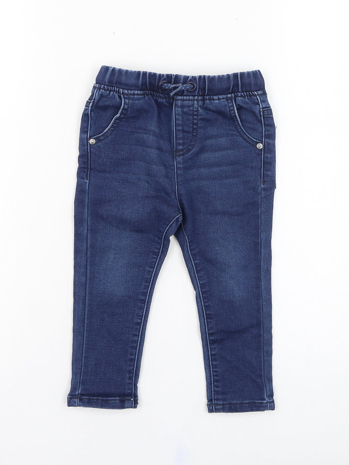 Dunnes Stores Boys Blue Cotton Capri Jeans Size 9 Months Pullover