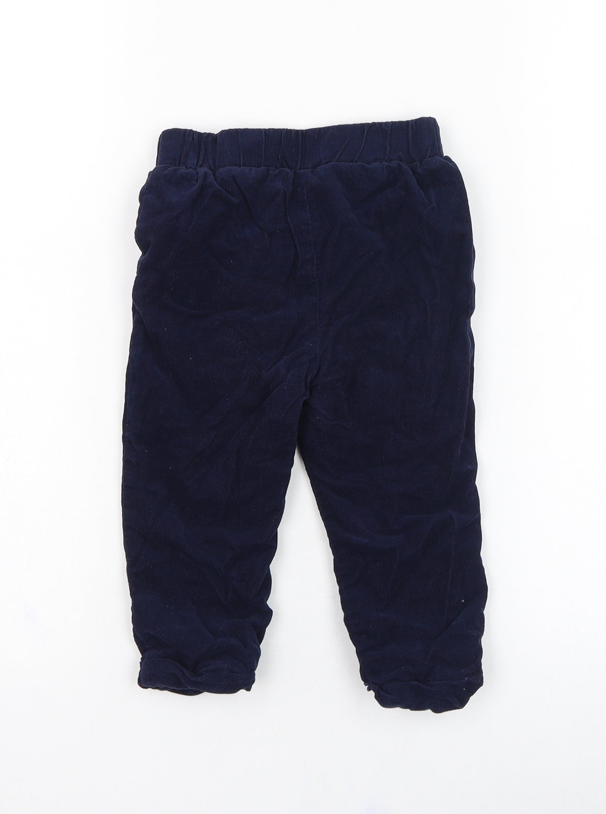 Dunnes Stores Boys Blue  Cotton Jogger Trousers Size 12-18 Months  Pullover