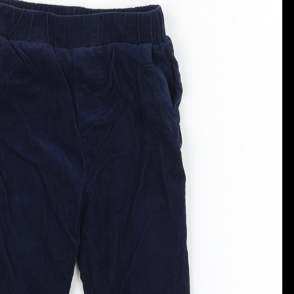 Dunnes Stores Boys Blue  Cotton Jogger Trousers Size 12-18 Months  Pullover