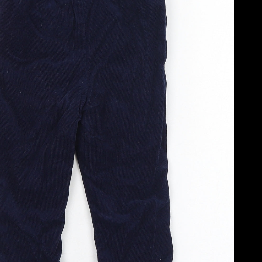 Dunnes Stores Boys Blue  Cotton Jogger Trousers Size 12-18 Months  Pullover