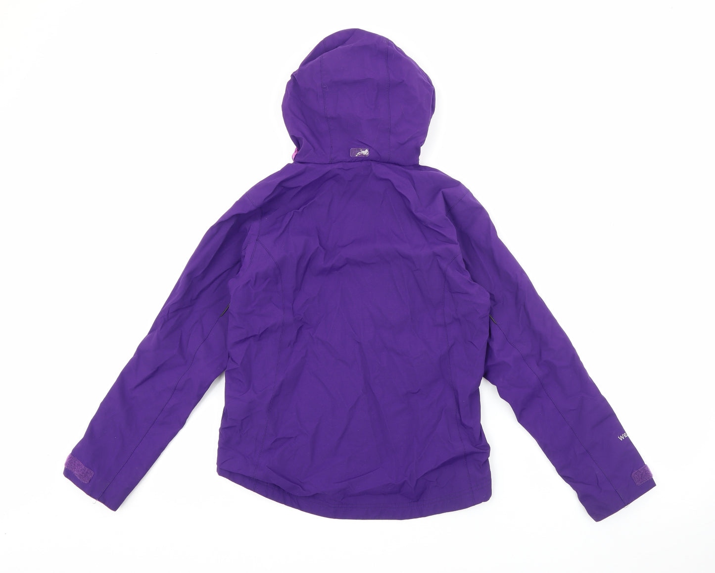 Karrimor Girls Purple   Rain Coat Coat Size 9-10 Years  Zip