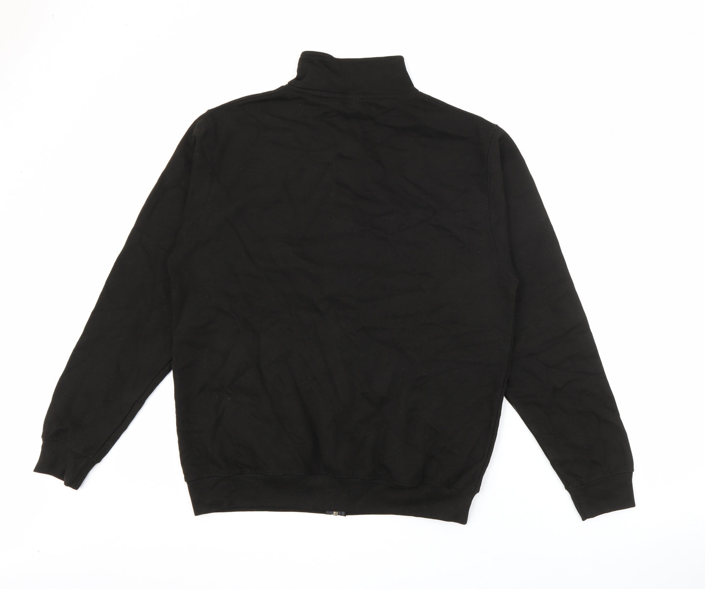 Just Hoods Mens Black   Jacket  Size M  Zip