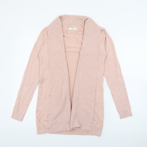 MNG Womens Pink Roll Neck  Polyester Cardigan Jumper Size 8