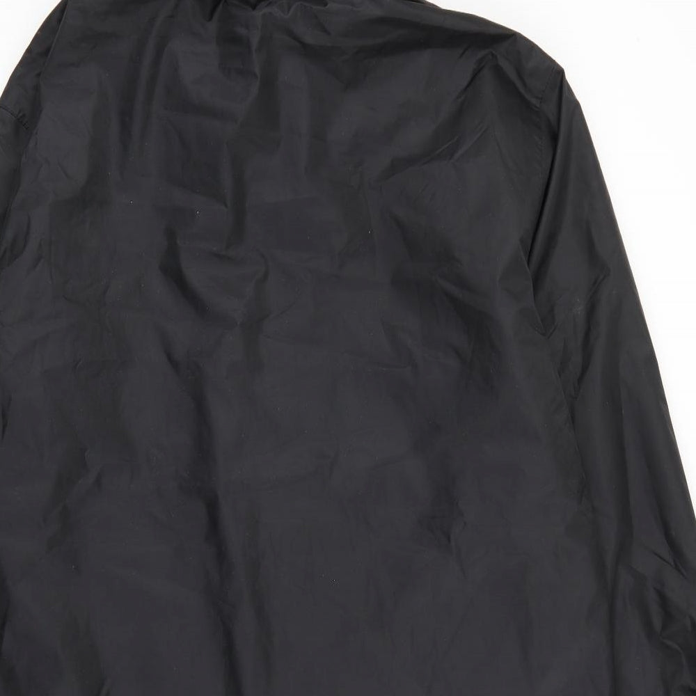 Regatta Mens Black   Rain Coat Coat Size L  Zip