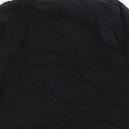 George Boys Black  Cotton Pullover Jumper Size 3-6 Months  Pullover