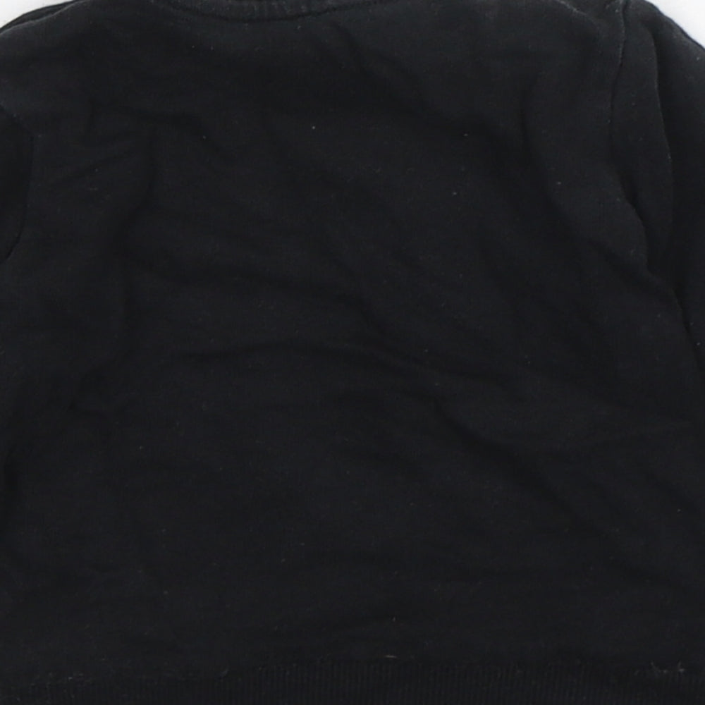 George Boys Black  Cotton Pullover Jumper Size 3-6 Months  Pullover
