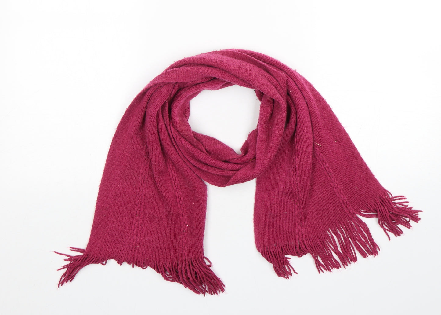 Preworn Womens Purple  Polyester  Scarf