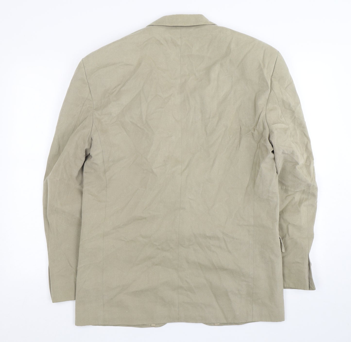 Gurteen Mens Beige  Cotton Jacket Suit Jacket