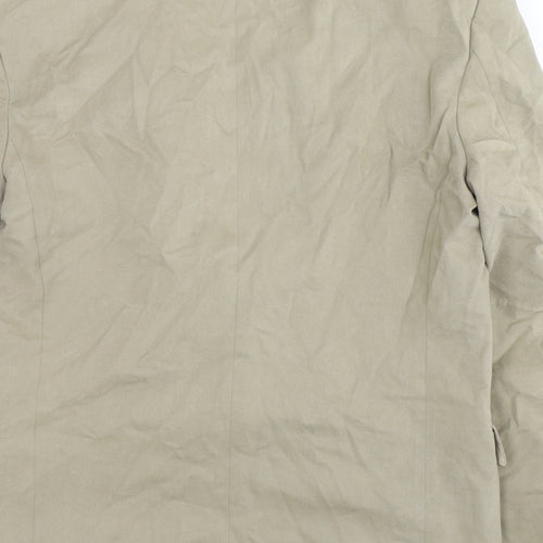 Gurteen Mens Beige  Cotton Jacket Suit Jacket