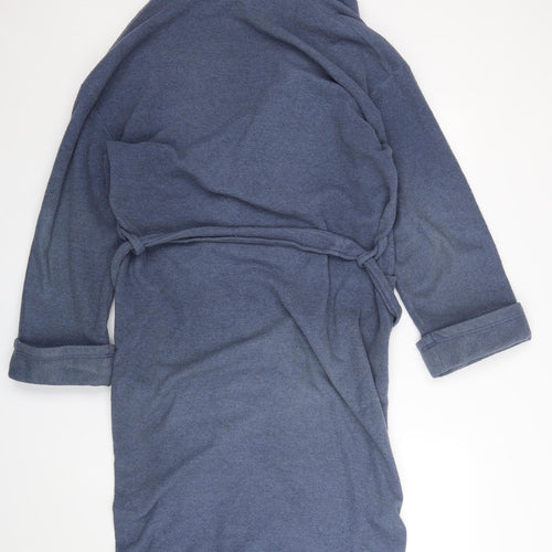 BHS Mens Blue Solid Polyester  Gown Size M  Tie