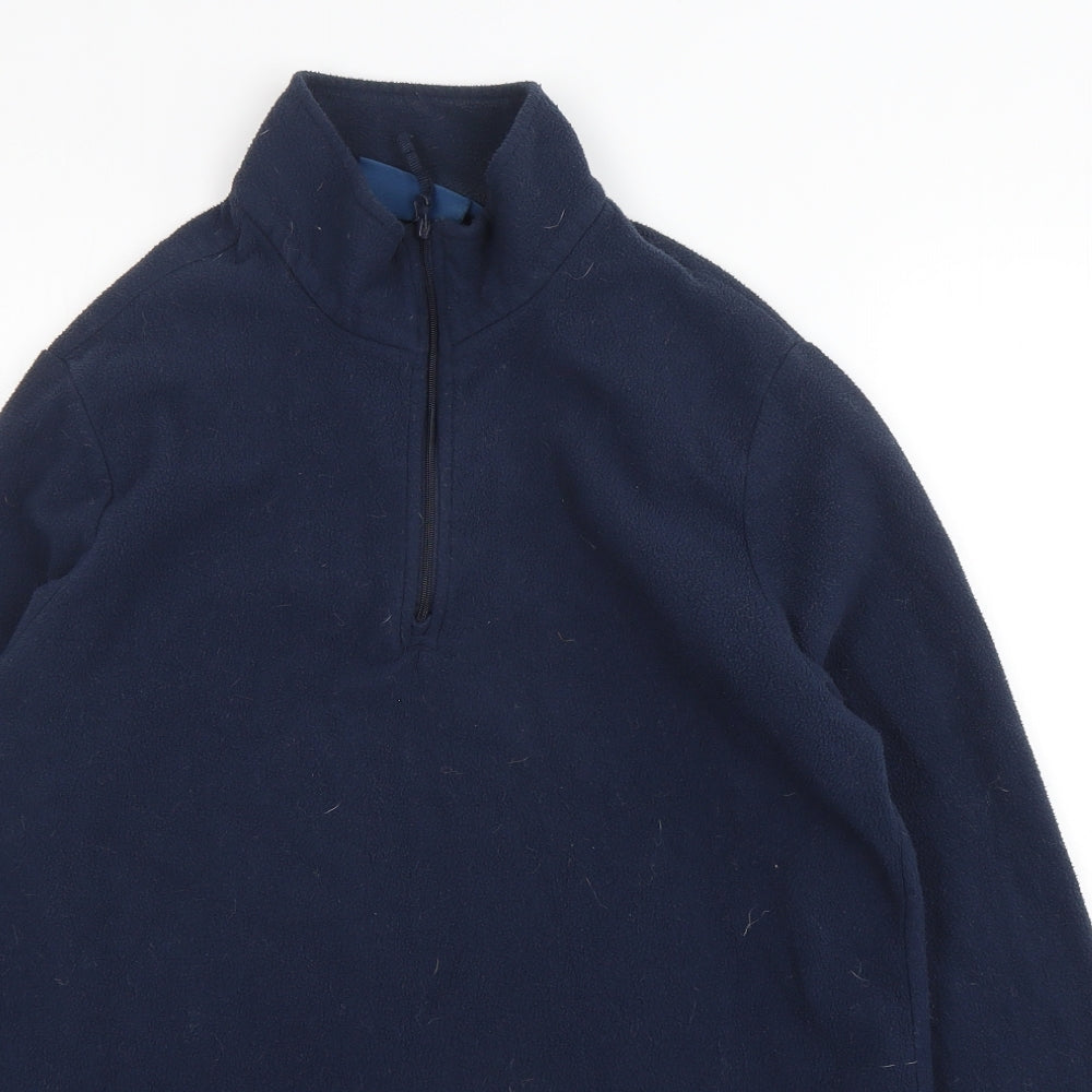 Mountain Warehouse Mens Blue  Polyester Pullover Sweatshirt Size L