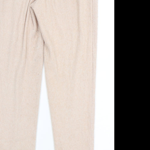 F&F Girls Pink  Polyester Sweatpants Trousers Size 10 Years L28 in Regular Drawstring
