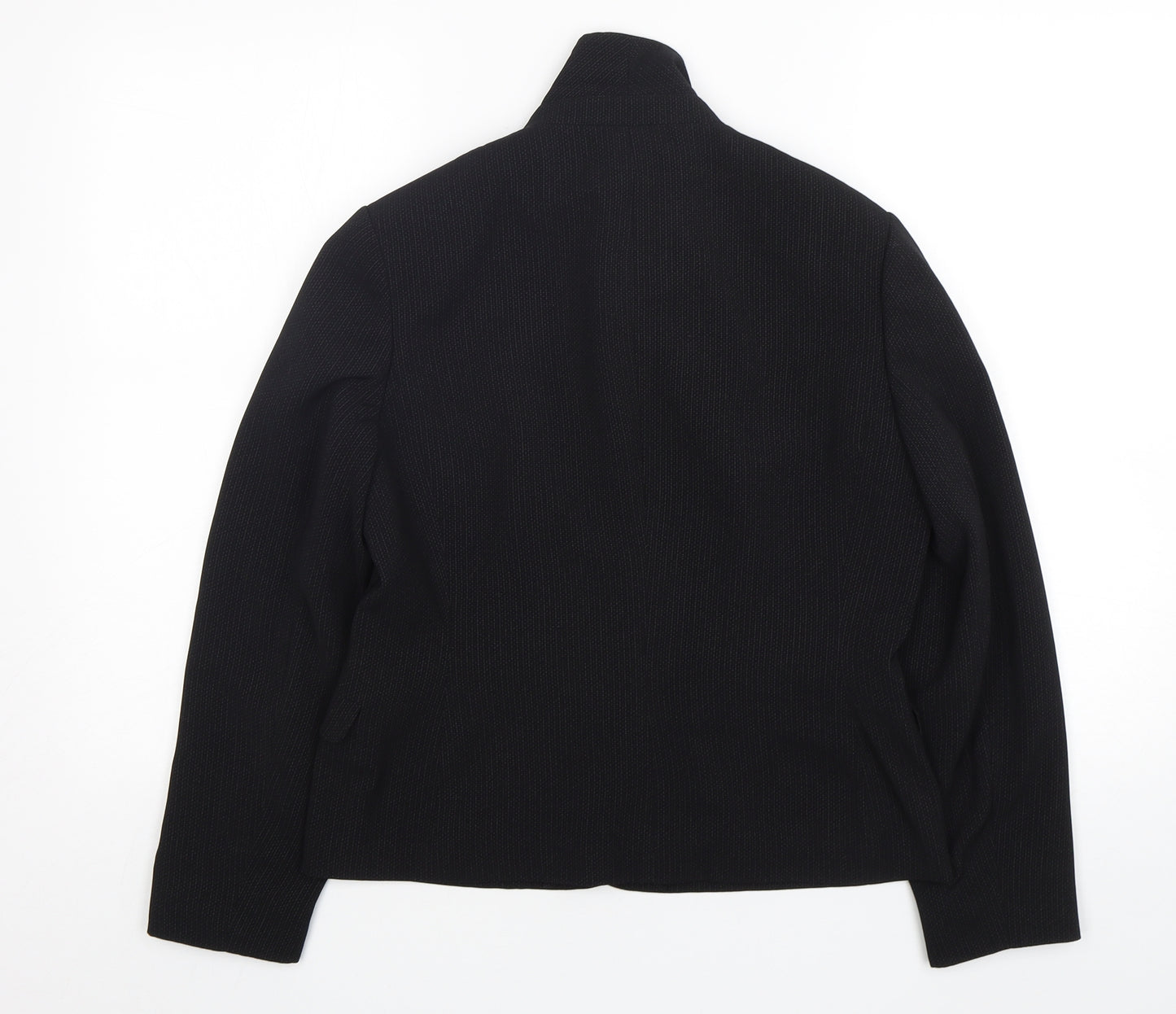 NEXT Womens Black Polka Dot  Jacket Blazer Size 10  Button