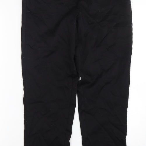 Croft & Barrow Womens Black  Cotton Trousers  Size S L28 in Regular