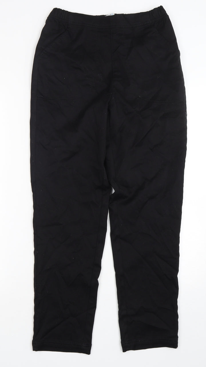 Croft & Barrow Womens Black  Cotton Trousers  Size S L28 in Regular