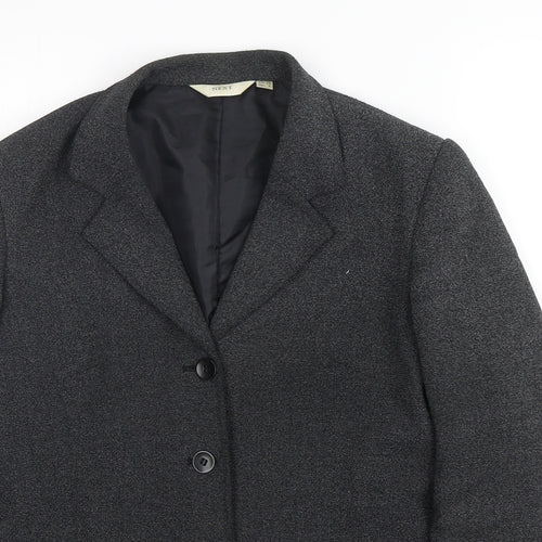 NEXT Womens Grey  Polyester Jacket Blazer Size 10